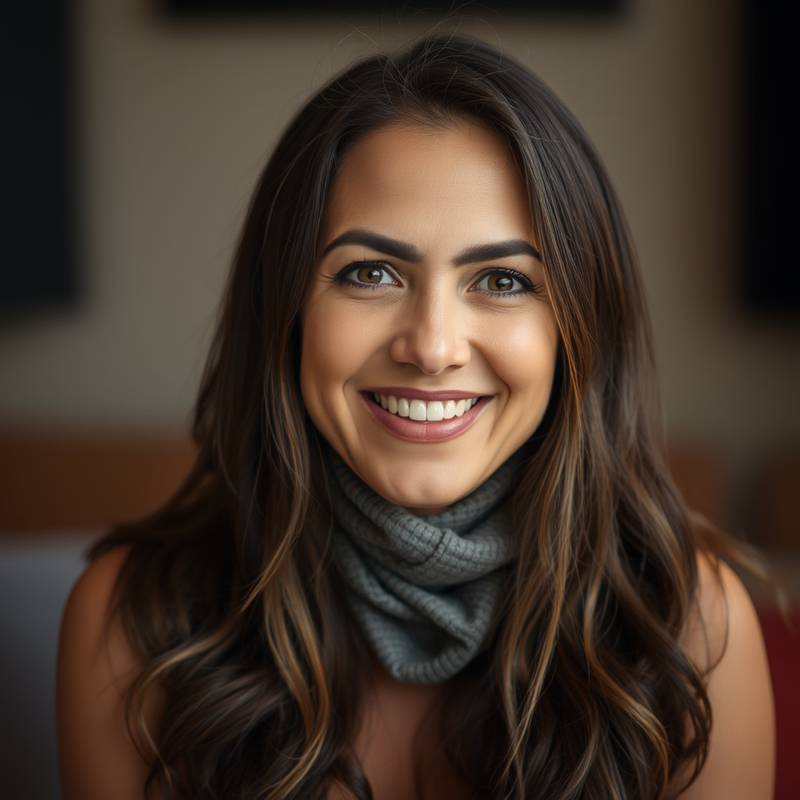 Retrato de Fernanda Oliveira, Editora de Áudio Profissional